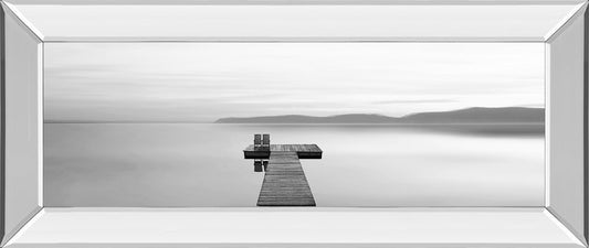 Black & White Water Panel XII By James McLoughlin - Dark Gray