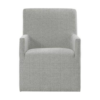 Nero - Upholstered Arm Chair (Set of 2) - Gray