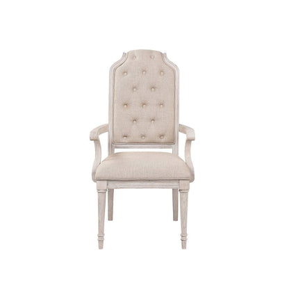 Wynsor - Chair (Set of 2) - Fabric & Antique Champagne