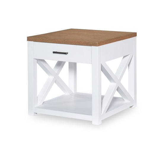 Franklin - End Table - White