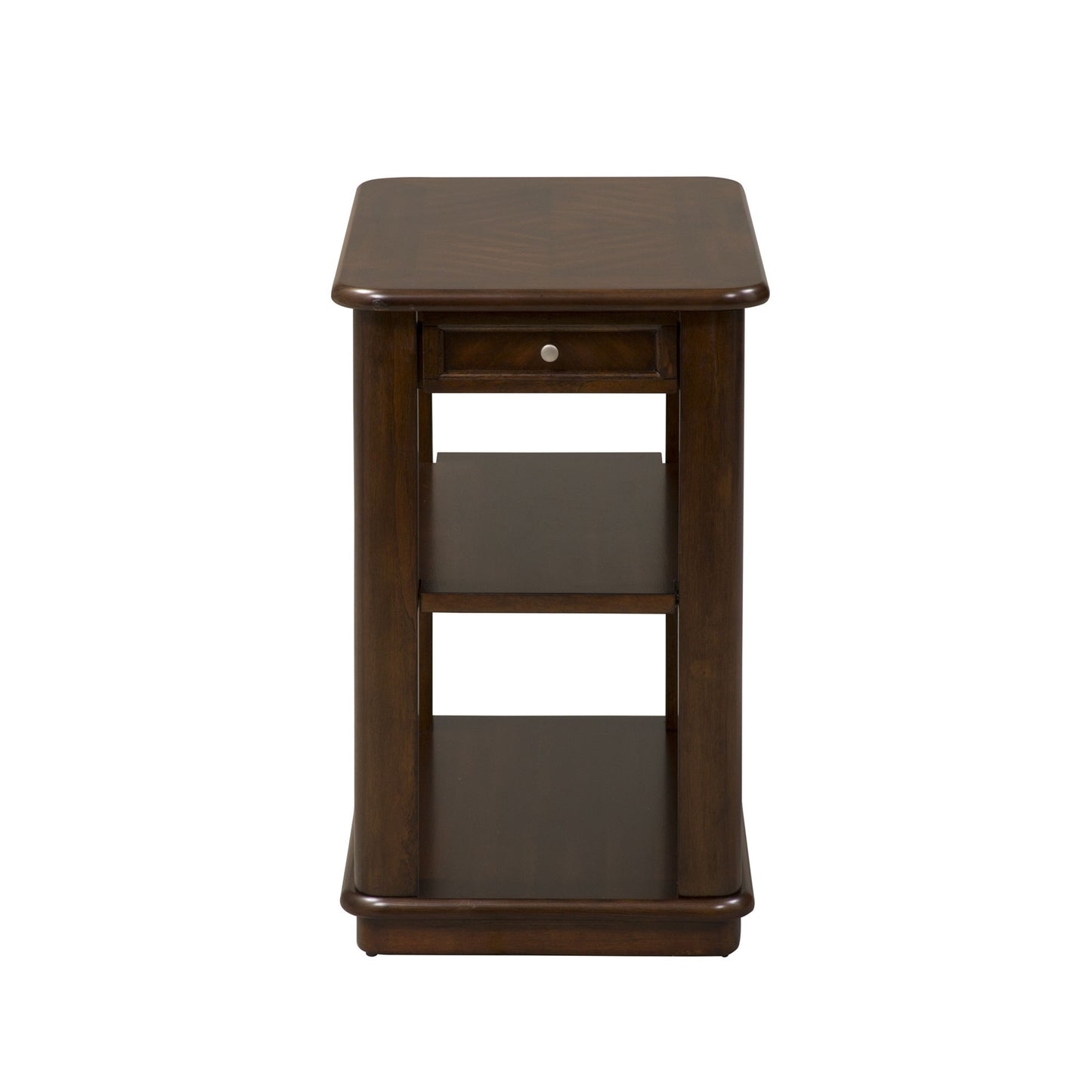 Wallace - Chair Side Table - Dark Brown